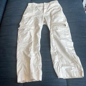 Cream Cargo Pants